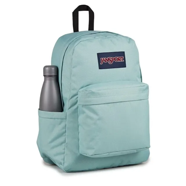 【JANSPORT】雙11 Superbreak Plus 後背包 運動包 雙肩背包 綠(JS0A4QUELA8)