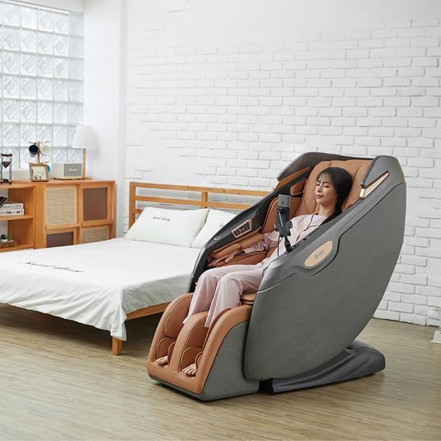 FUJI FG-8253PRO LS型軌道按摩椅，結合滾輪、氣壓、穴位按摩、音樂播放、揉捏、捶打、指壓、推拿、溫熱、零重力等全方位功能，提供手部、肩部、腿部氣壓及腳底滾輪舒緩，享受專業SPA級放鬆體驗。保固兩年（詳閱說明書），適合居家全方位按摩需求。