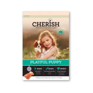 【CHERISH 切爾西】雞肉鮭魚低敏聰明幼犬配方試吃包 100G(狗飼料)