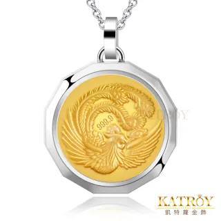 【KATROY】黃金項鍊．新年禮物．幸運．祝福(吉祥鳳)