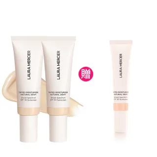【LAURA MERCIER 蘿拉蜜思】水潤光感保濕潤色霜囤貨組(水潤光感保濕潤色霜45ml*2)