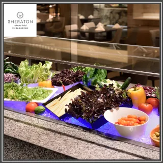 【豐邑喜來登大飯店】盛宴自助餐廳平日雙人晚餐券(MO)