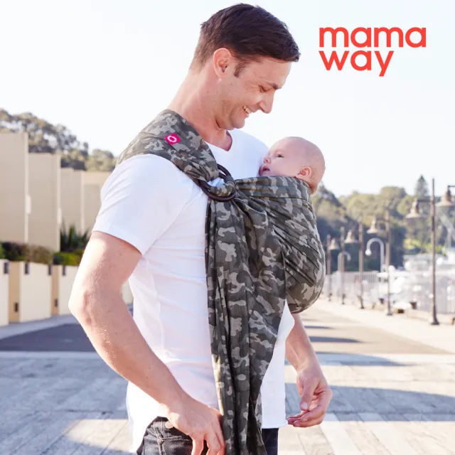 【mamaway 媽媽餵】育兒哺乳背巾  共5色(新生兒揹巾)
