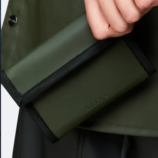 【Rains】Velcro Wallet 防水摺疊短夾