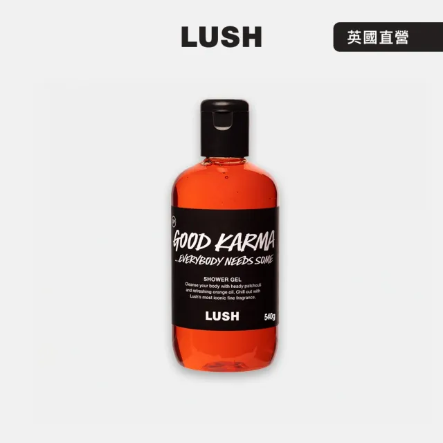 【LUSH 嵐舒】Karma 和諧心靈沐浴露 540g(沐浴露/果香/木質/廣藿香/橘子)
