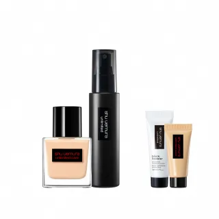 【植村秀】官方直營  無極限裸光粉底定妝組(Shu uemura/定妝噴霧/裸光粉底)