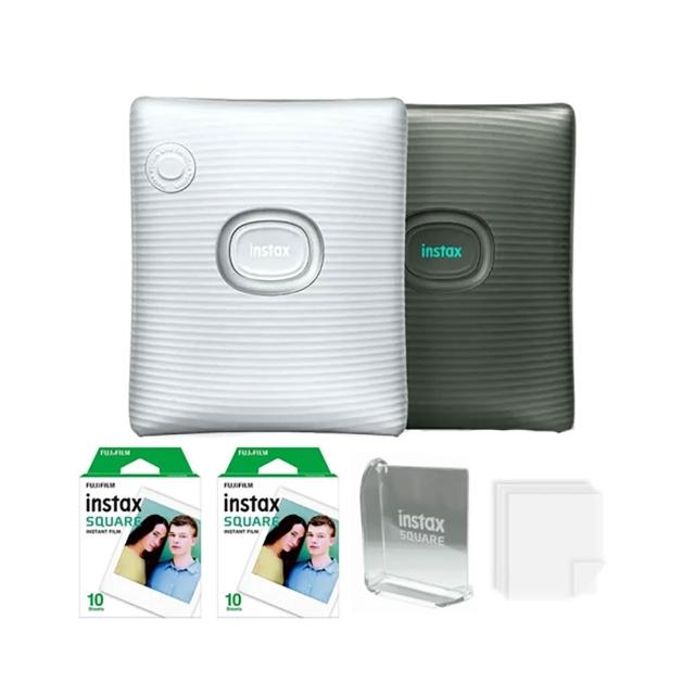 【FUJIFILM 富士】instax SQUARE Link 相印機 原廠公司貨(送20張底片旋轉相框超值組)