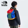 【The North Face 官方旗艦】北面兒童多色拼接繽紛幾何翻蓋式拉鍊後背包｜52VWATM(書包)