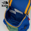 【The North Face 官方旗艦】北面兒童多色拼接繽紛幾何翻蓋式拉鍊後背包｜52VWATM(書包)