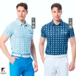 【KING GOLF】獨家特談！女男款印花透氣機能吸濕排汗上衣/小立領/POLO衫/高爾夫球衫(多款任選)