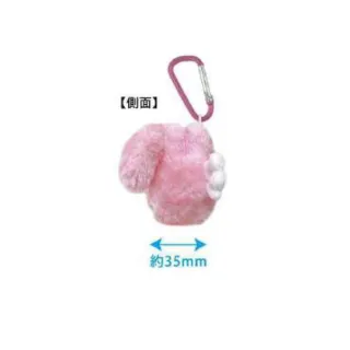 【小禮堂】雙11 Sanrio 三麗鷗 絨毛大臉造型零錢包 天使系列 美樂蒂 酷洛米(平輸品)