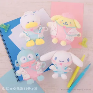 【小禮堂】雙11 Sanrio 三麗鷗 大耳狗 絨毛玩偶吊飾 302診療室(平輸品)