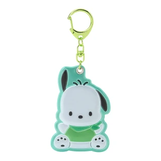 【SANRIO 三麗鷗】反光材質造型鑰匙圈 姓名鑰匙圈 帕恰狗