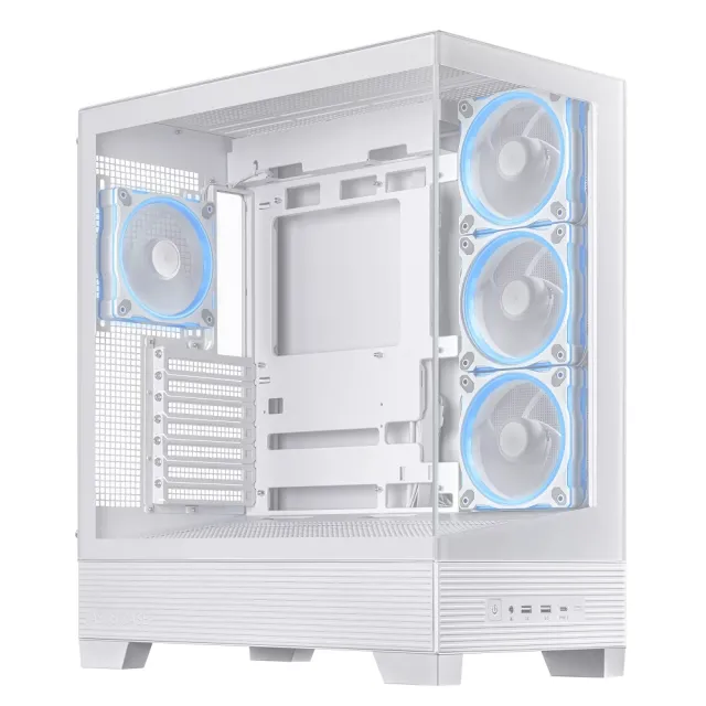 【華碩平台】R9十二核RTX 5060 Ti 8G{倪克斯KE2C}水冷PBA電競電腦(R9 9900X/X870/32G D5/1TB/WIFI)