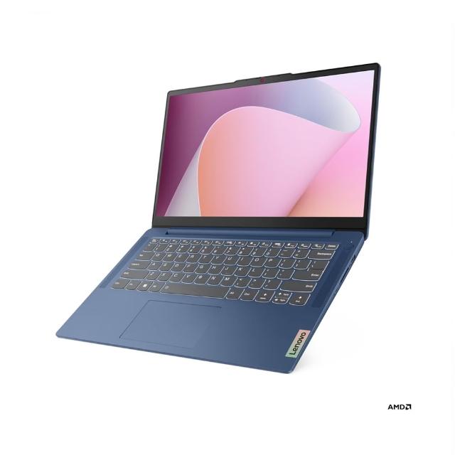 【Lenovo】筆電包/滑鼠組★14吋R7輕薄筆電(IdeaPad Slim 3/82XL008JTW/R7-5825U/16G/512G/W11/藍)