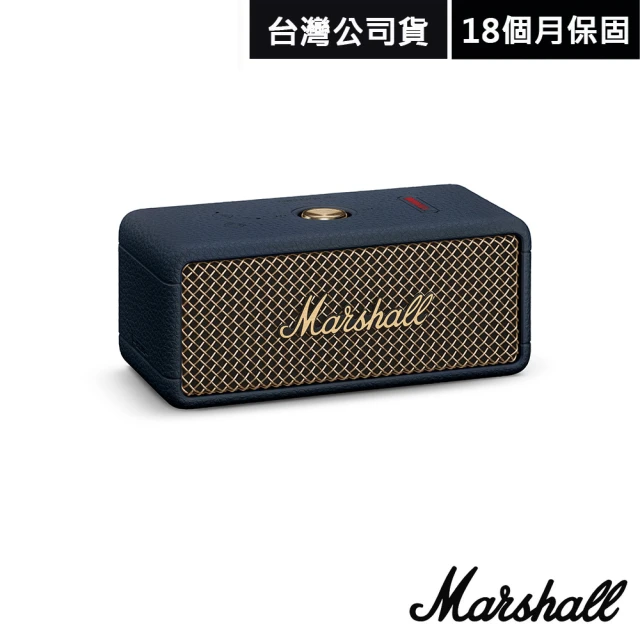 【Marshall】Emberton III 攜帶式藍牙喇叭 第三代(夜幕藍)