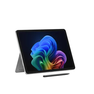 【Microsoft 微軟】鍵盤蓋組★Surface Pro 12吋 輕薄觸控筆電-白金(Snapdragon X Plus/16G/256G/W11)