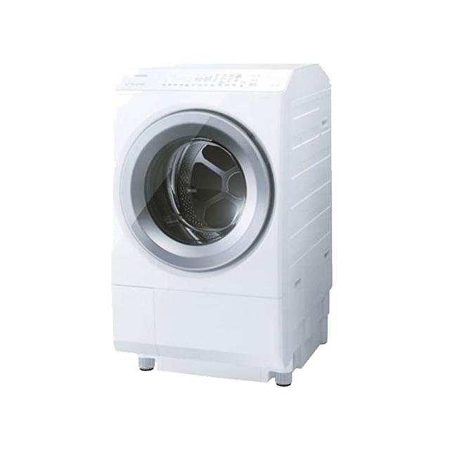 【TOSHIBA 東芝】12公斤熱泵乾衣UV除菌超微奈米泡溫水洗脫烘自動投劑滾筒洗衣機(TWD-127XW4TA)