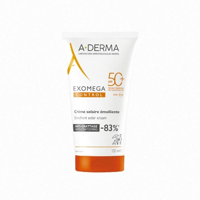 【A-DERMA 艾芙美官方直營】燕麥全護益膚防曬霜SPF50 150ml(6個月以上幼童至成人 敏弱乾癢膚質適用)