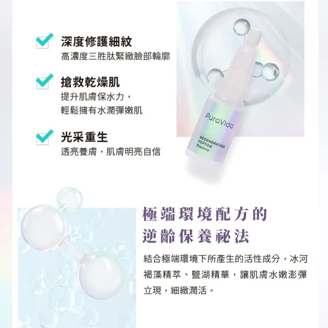 【PuraVida 璞若美得】奇肌時空逆齡胜肽原液 10mL x5