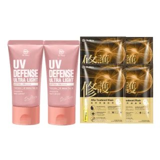【Dr. May 美博士】專業潤色清爽防曬乳 SPF50+PA++++40ml 二入組(買1送1 美容課程試用 修紅防曬)