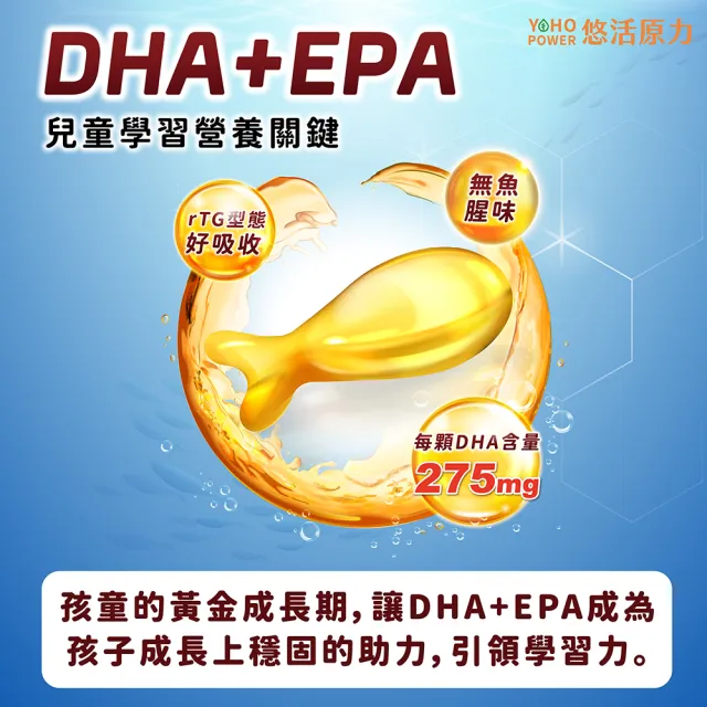 【悠活原力】小悠活 兒童魚油咀嚼軟膠囊3瓶(30粒/瓶x3 兒童魚球 小魚球)