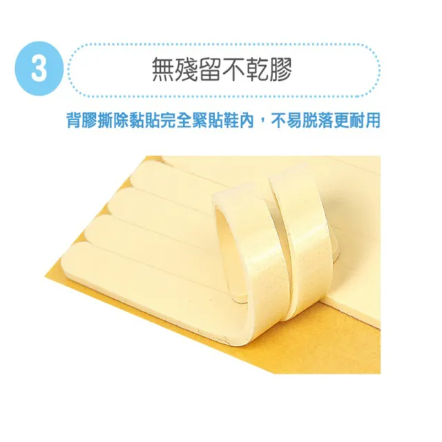 【鞋博士嚴選鞋材】防磨腳鞋帶貼後跟貼腳背貼(隨意剪裁防止鞋帶鬆脫掉鞋 高跟涼鞋帶)