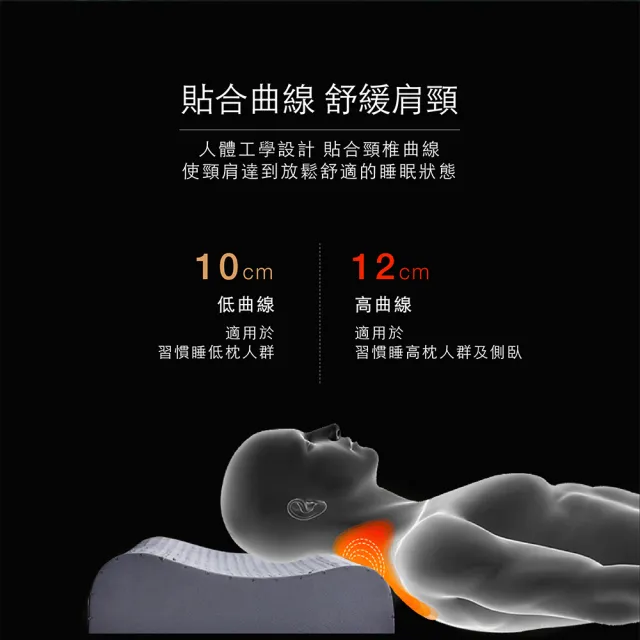 【ISHUR 伊舒爾】多款石墨烯乳膠枕1入 多款任選(贈天絲枕套1入/泰國乳膠/釋放遠紅外線/枕頭/速達)