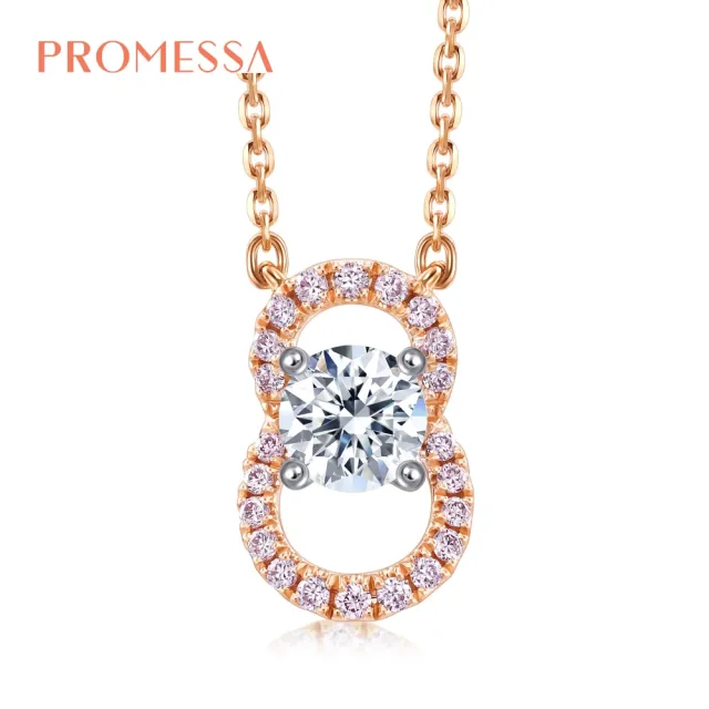 【PROMESSA】23分 同心系列 18K金鑽石項鍊