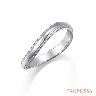 【PROMESSA】PT950鉑金 小皇冠系列 結婚戒指 / 對戒款(女戒)