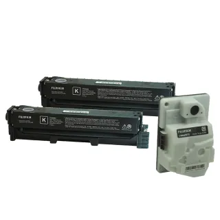 【FUJIFILM 富士軟片】二入組+回收盒★CT351263x2+973 原廠原裝 高容量黑色碳粉匣組+碳粉回收盒(C2410系列)