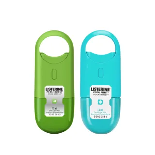 【Listerine 李施德霖】速效口腔清新噴霧7.7ml(舒涼薄荷/沁涼薄荷)