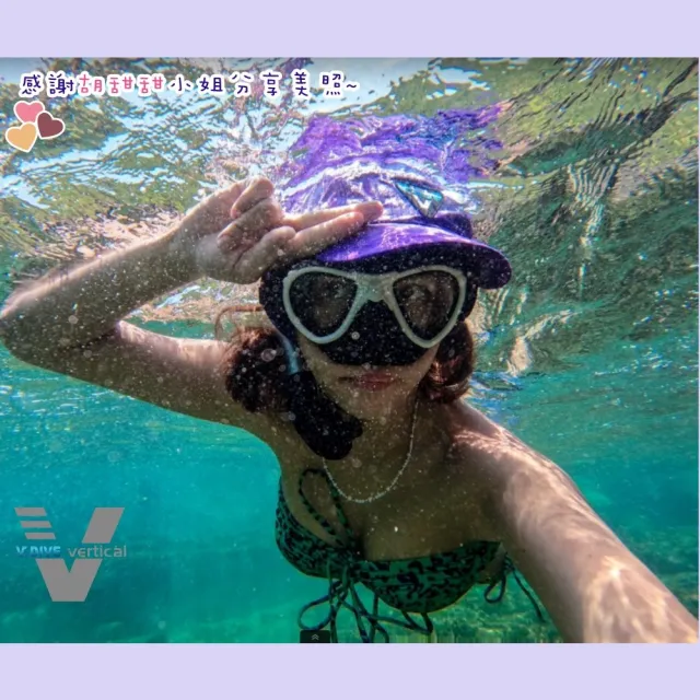 【V.DIVE】威帶夫潛水衝浪防吹落鴨舌帽VH(衝浪潛水運動帽)