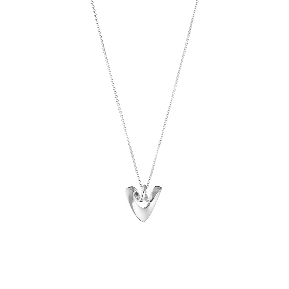 Georg Jensen 官方旗艦店】2025 HEART 項鍊(純銀) - momo購物網