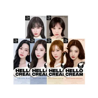 【魅尚萱 官方直營】HELLO CREAM染髮霜 125g(全系列)