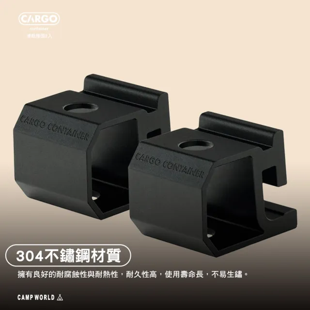 【Cargo】滑軌接頭 2入(工業風單位折疊桌 露營桌 桌子 IGT 單位桌 摺疊桌 露營配件 露營 逐露天下)