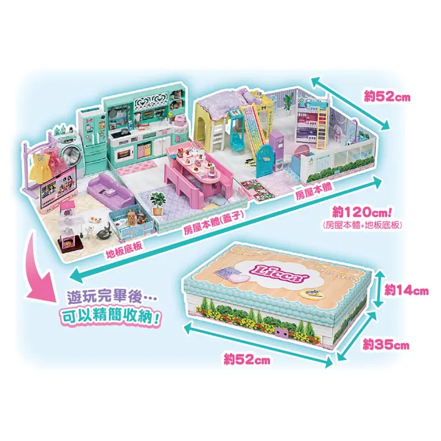 【TAKARA TOMY】Licca 莉卡娃娃 莉卡甜蜜家庭組 La Maison禮盒組
