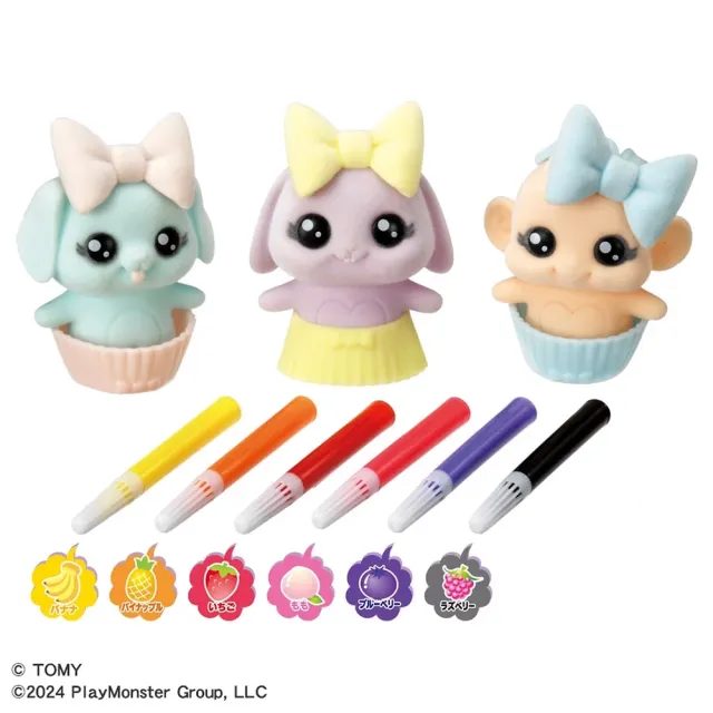 【TAKARA TOMY】畫畫毛絨好朋友-甜蜜水果動物組