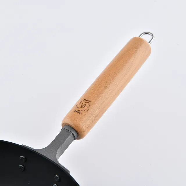 【TAKUMI 匠】岩網紋平底鐵鍋 24cm 日本製 {電磁爐 IH爐可用}(平輸品)