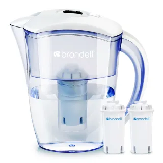【Brondell】brondell極淨白濾水壺+2入芯 (1壺2芯)