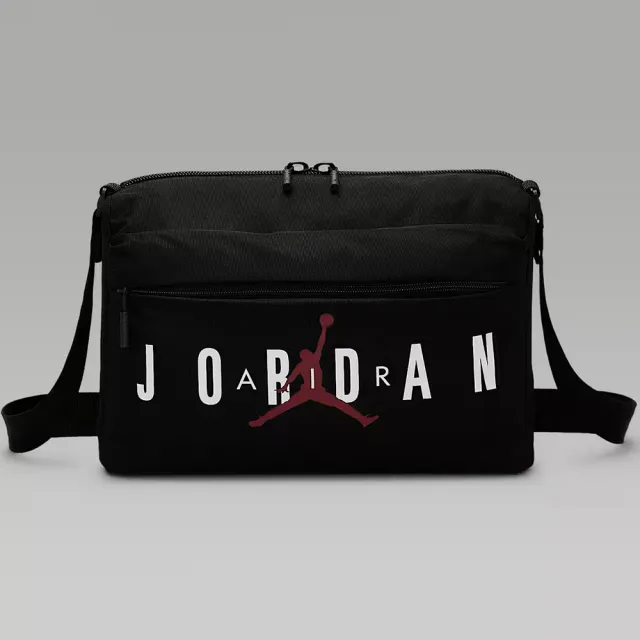 【NIKE 耐吉】Jordan喬丹Crossbody潮流休閒斜跨包百搭時尚側背包多夾層單肩包多收納斜肩包(JD2513031AD002)（其他規格）