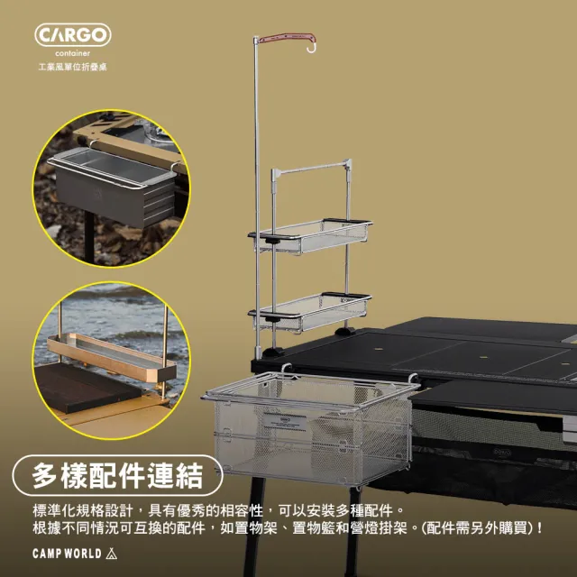 【Cargo】工業風2單位折疊桌(IGT 單位桌 折疊桌 桌子 摺疊桌 露營桌 桌 露營 逐露天下)