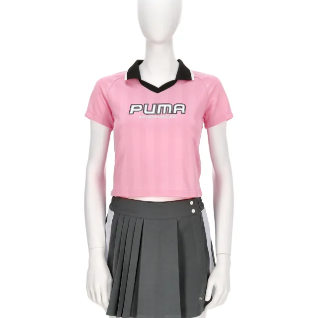 【PUMA】流行系列 BTG 女款 粉色 亞規 Polo衫 運動 休閒 上衣 短袖 63172690