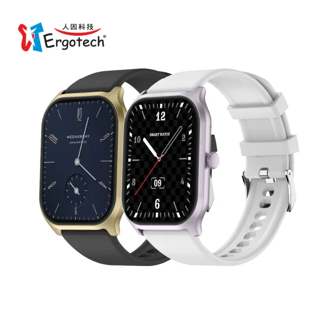 【Ergotech 人因科技】ERGOLINK SW212 光脈IPS智慧腕錶(智慧手錶/通話手錶/健康手錶)