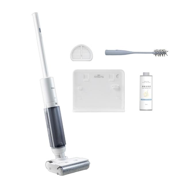 【Haier 海爾】輕型平躺洗地機吸妃W4(平躺最薄/極輕3.6kg/雙貼邊/毛髮防纏繞/銀離子除菌)