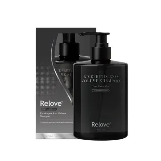 【Relove】黑泌肽豐盈洗髮精450ml 晨柑朝露香(獨家韓國外泌體 蓬鬆豐盈一整天)