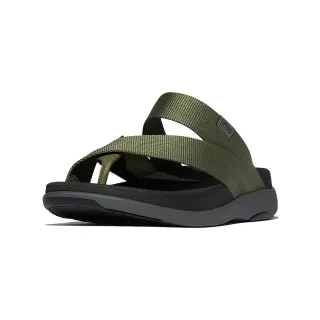 【FitFlop】F-MODE GO MENS編織夾腳套趾涼鞋-男(綠色)