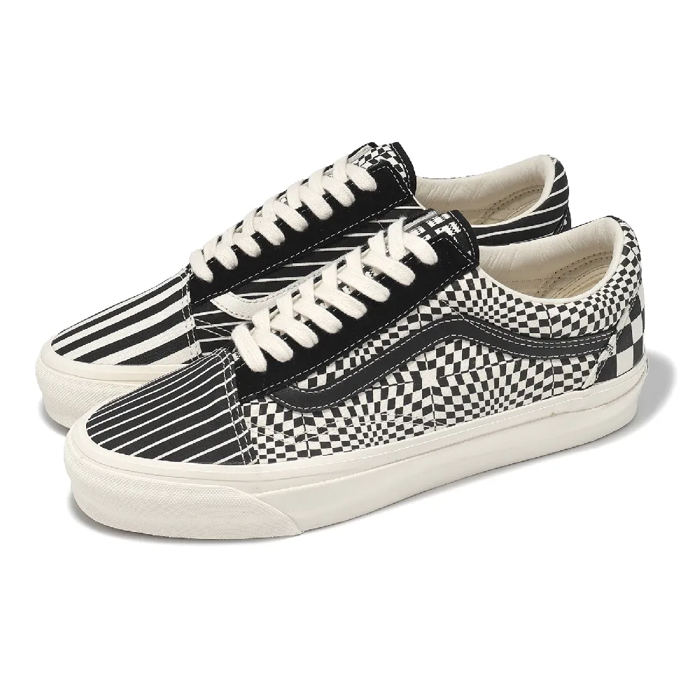 【VANS】休閒鞋 Old Skool 36 男鞋 黑 白 條紋 帆布 低筒 板鞋(VN000CNGBLK)