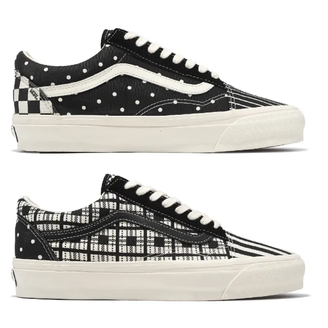 【VANS】休閒鞋 Old Skool 36 男鞋 黑 白 條紋 帆布 低筒 板鞋(VN000CNGBLK)