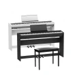 【ROLAND 樂蘭】FP-30X 88鍵 電鋼琴 套裝 固定高度椅(送TYPE-C手機錄音線/原保兩年/全新公司貨)